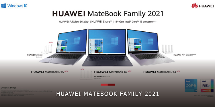 หัวเว่ยเปิดตัว HUAWEI MateBook Family 2021