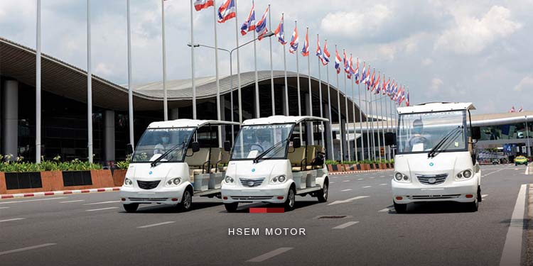 เอช เซม ส่งรถกอล์ฟไฟฟ้าช่วยงานโรงพยาบาลบุษราคัม