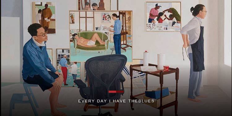 นิทรรศการ Every day, Every day I have theBlues โดย นที อุตฤทธิ์