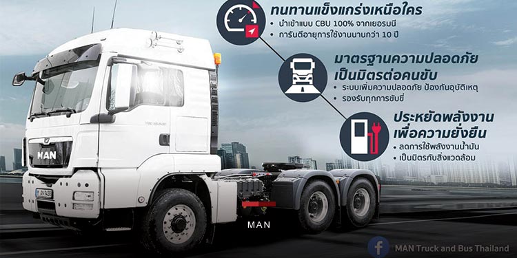 เอ็ม เอ เอ็น แบรนด์รถบรรทุกจากเยอรมัน สู่ผู้นำด้านสมรรถนะและเทคโนโลยีเพื่อวงการขนส่งไทย