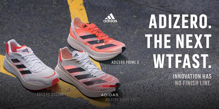 อาดิดาส เปิดตัวรองเท้าวิ่งตระกูล ADIZERO รุ่นใหม่ล่าสุด