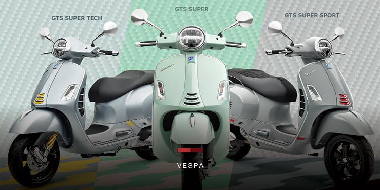 VESPA เสนอ “3 เฉดสีใหม่” แห่งแรงบันดาลใจ จากสกู๊ตเตอร์ตระกูล GTS 