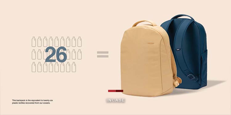 INCASE เพิ่มตัวเลือกสีสันใหม่ Baltic Sea และ Sand ในคอลเลกชันรักษ์โลกBIONIC ®
