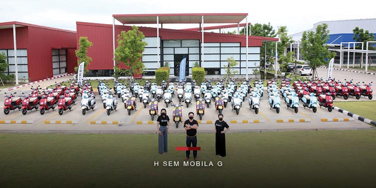 เอช เซม พร้อมส่งรถมอเตอร์ไซค์ไฟฟ้า 100 คัน ร่วมโครงการ “Robinhood EV Bike Model”