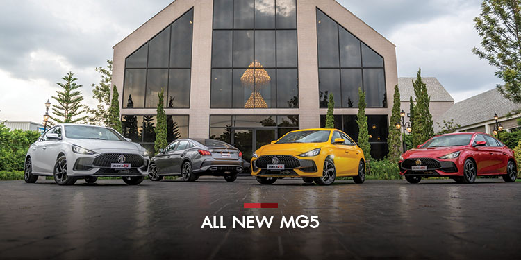 เอ็มจี เปิดตัว “ALL NEW MG5” ด้วยแนวคิด “BEYOND” เทียบชั้นรถยนต์ในกลุ่ม C-Sedan