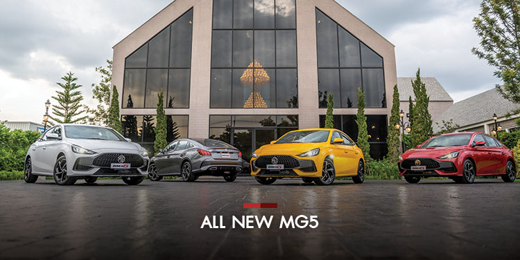 เอ็มจี เปิดตัว “ALL NEW MG5” ด้วยแนวคิด “BEYOND” เทียบชั้นรถยนต์ในกลุ่ม C-Sedan  