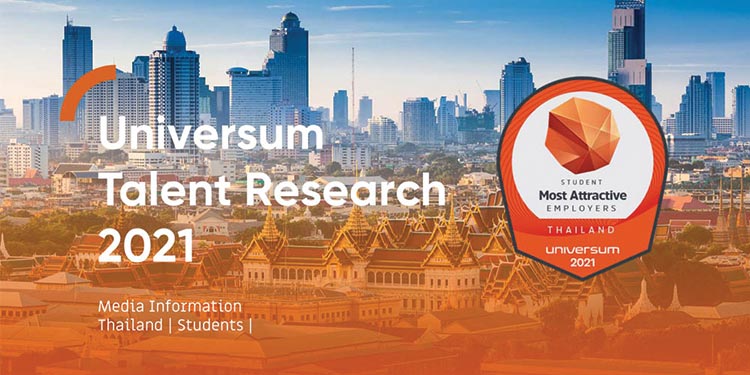 ยูนิเวอร์ซัม เผยผลสำรวจ “Universum 2021 Thailand” ชี้นักศึกษาไทยให้ความสำคัญเรื่อง “ฐานเงินเดือน”