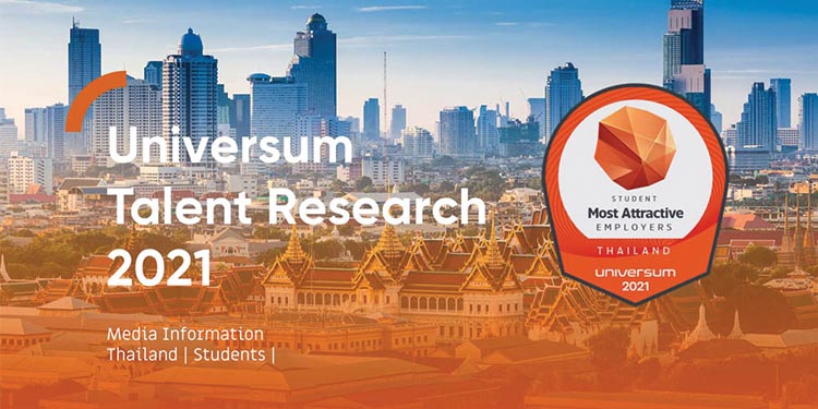ยูนิเวอร์ซัม เผยผลสำรวจ “Universum 2021 Thailand” ชี้นักศึกษาไทยให้ความสำคัญเรื่อง “ฐานเงินเดือน”