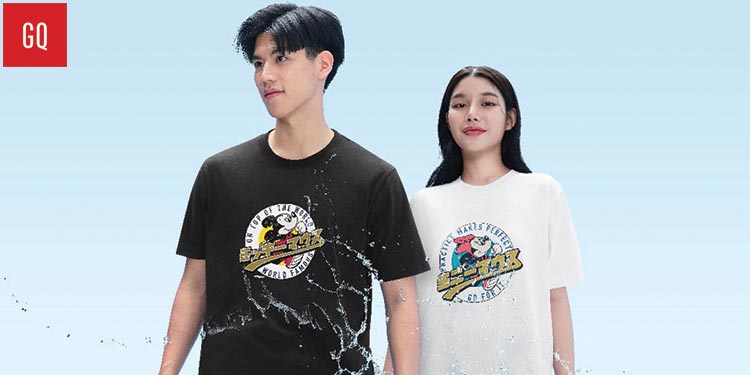Disney & GQ เมื่อลาย Mickey Mouse มาอยู่บนเสื้อผ้าสะท้อนน้ำ ครั้งแรกของโลก!