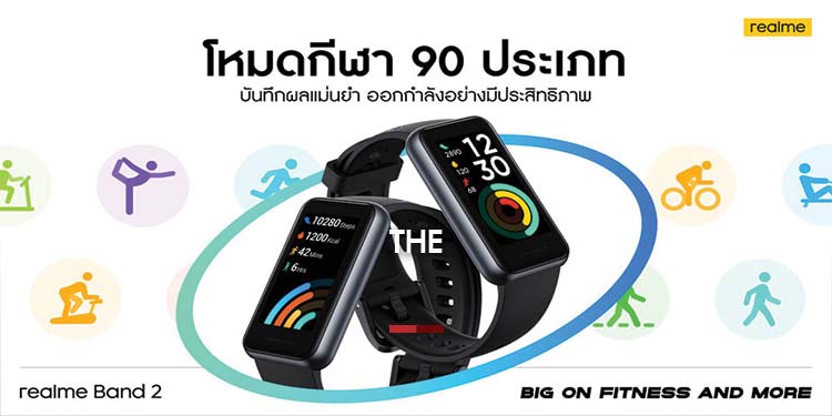 realme Band 2 ไอเท็มเด็ดที่สายฟิตไม่ควรพลาด