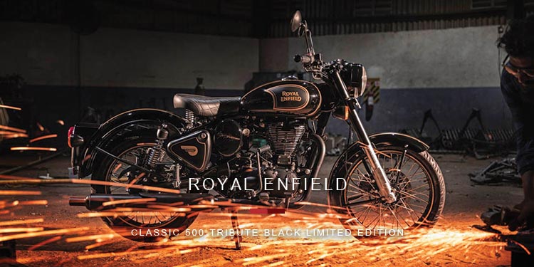 ROYAL ENFIELD เปิดตัวพิเศษ Classic 500 Tribute Black Limited Edition