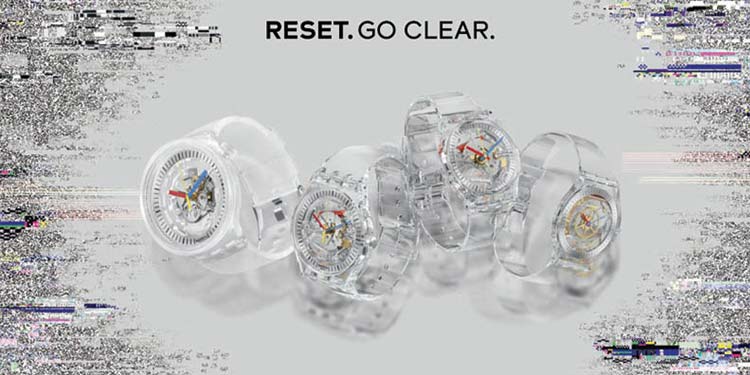 SWATCH CLEAR คอลเลคชั่นที่คลีนที่สุด และบ่งบอกความเคลียร์ในสไตล์คุณ