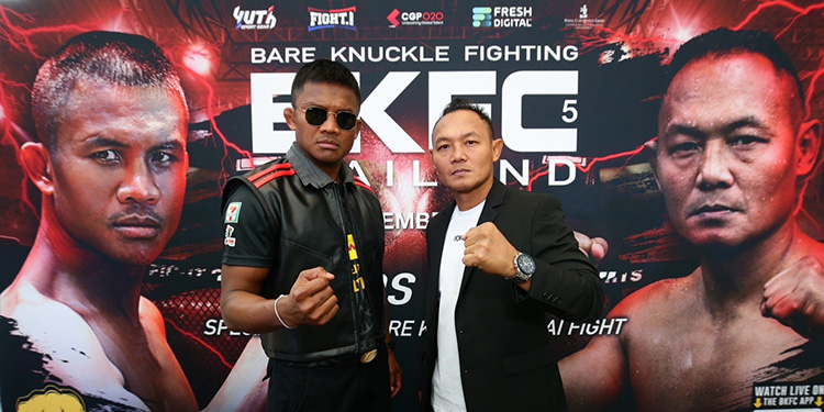แมตซ์หยุดโลก สังเวียนระอุ “บัวขาว” ปะทะ แสนชัย ในศึก BKFC นัดพิเศษ Special Rules Bare Knuckle Thai Fight 4 พฤศจิกายนนี้ ณ รอยัลคลิฟ โฮเต็ลส์ กรุ๊ป พัทยา