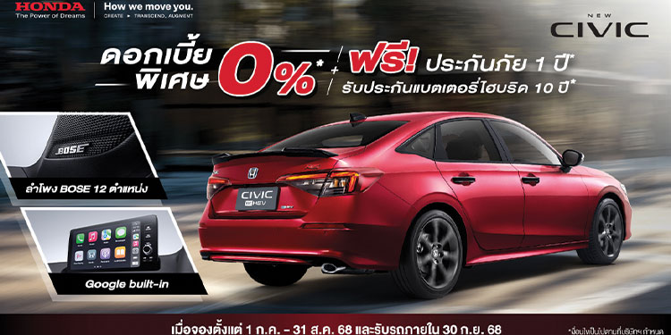 ฮอนด้า ยกขบวนรถ xEV ทั้งรถไฟฟ้า e:N1 และไลน์อัป e:HEV  พร้อมขบวนโปรสุดคุ้ม Honda Pro OH! MY GOOOOD จัดเต็มในงาน FAST Auto Show Thailand 2025