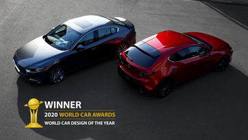 ALL-NEW MAZDA3 คว้ารางวัลรถยนต์ที่ออกแบบยอดเยี่ยมแห่งปี