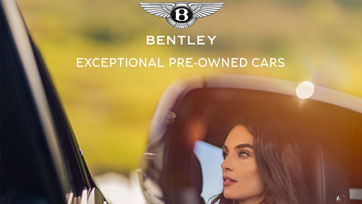 การเปิดตัวครั้งแรก กับข้อเสนอสุดพิเศษแห่งปี สำหรับ BENTLEY CERTIFIED PRE-OWNED ในประเทศไทย