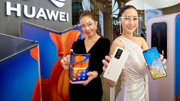 HUAWEI P40 Pro+ สมาร์ทโฟนรุ่นสูงสุดในตระกูล P40 Series และ HUAWEI Mate Xs สมาร์ทโฟนจอพับสุดล้ำ