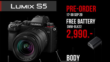 พร้อมแล้ว เปิด Pre-Order Lumix S5 ในราคาสุดช็อค!