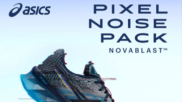 สิ้นสุดการรอคอย! ASICS เปิดตัว NOVABLAST กับสีสันสุดพิเศษ จากคอลเลคชั่นส่งท้ายปี Pixel Noise Pack