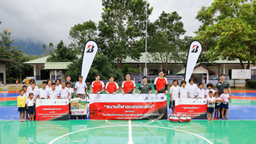 บริดจสโตน ส่งมอบสนามกีฬาบริดจสโตน ผ่านโครงการ B-Active สร้างพื้นที่ขับเคลื่อนคุณภาพชีวิตของเด็กไทย