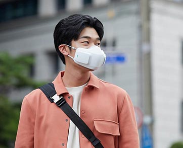 แอลจีส่งนวัตกรรมหน้ากากฟอกอากาศ LG PuriCare
