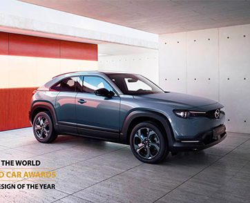 MAZDA MX-30 พิชิต TOP 3 WORLD CAR DESIGN OF THE YEAR 2021