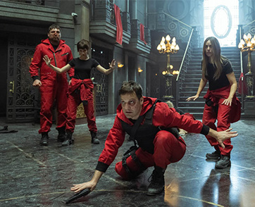 Netflix เผยภาพชุดแรกจากภาค 5 ของซีรีส์สุดระห่ำทรชนคนปล้นโลก