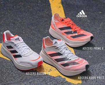 อาดิดาส เปิดตัวรองเท้าวิ่งตระกูล ADIZERO รุ่นใหม่ล่าสุด