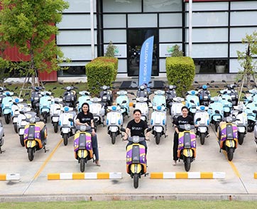 เอช เซม พร้อมส่งรถมอเตอร์ไซค์ไฟฟ้า 100 คัน ร่วมโครงการ “Robinhood EV Bike Model”