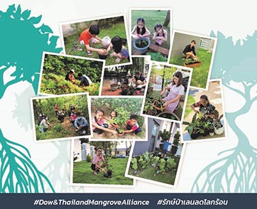 Dow ร่วมต้านโลกร้อน ผนึกจิตอาสา ปลูกต้นไม้จากบ้านกว่า 7,000 ต้น