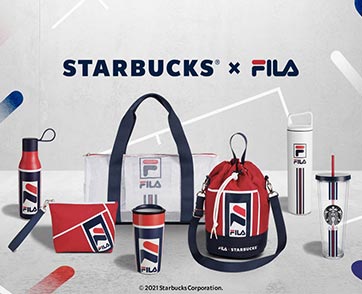 ติมความสนุกอย่างมีสไตล์กับคอลเลคชั่นพิเศษ Starbucks® X FILA เอาใจสายสปอร์ต