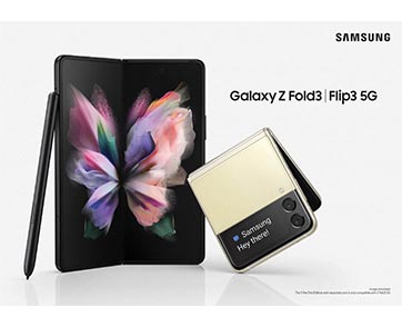 เปิดตัว Galaxy Z Fold35G| Flip3 สมาร์ทโฟนหน้าจอพับได้เจเนอเรชันที่ 3