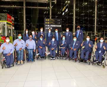 ทัพพาราไทยชุดสองลัดฟ้าสู่โตเกียวลุยพาราลิมปิกเกมส์