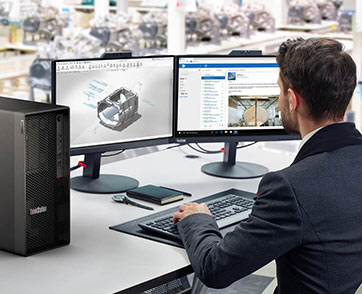 เลอโนโวเปิดตัวไลน์ผลิตภัณฑ์เวิร์คสเตชั่นสำหรับผู้ใช้งานระดับเริ่มต้นกับ ThinkStation P350 Desktop