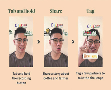 สตาร์บัคส์ ชวนพาร์ทเนอร์และลูกค้าร่วมรณรงค์การดื่มกาแฟแบบยั่งยืน ผ่านฟิลเตอร์