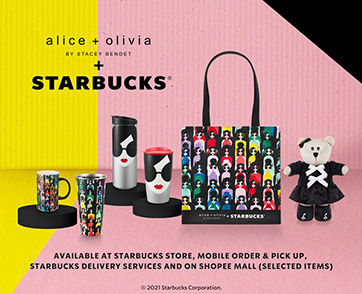 Starbucks® x alice + olivia คอลเลคชั่นสุดชิค พร้อมกลับมาเติมสีสันให้ทุกวันของคุณอีกครั้ง 