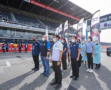สนามช้างฯ ยกฮีโร่ชุดขาวเบื้องหลังความสำเร็จมอเตอร์สปอร์ตไทยในยุคโควิด19