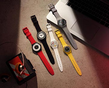  SWATCH พาคุณย้อนเวลากลับไปปี 1984  กับนวัตกรรมวัสดุ BIOCERAMIC ที่เป็นมิตรต่อสิ่งแวดล้อม
