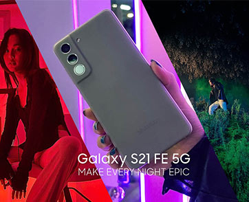 ซัมซุง เปิดตัว Galaxy S21 FE 5G เอาใจกาแลคซี่แฟน พร้อมอัพเกรดความจุฟรี 7 วันเท่านั้น