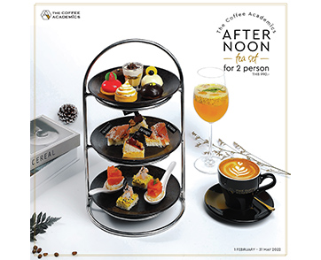 “เดอะ คอฟฟี่ อะคาเดมิคส์” แนะนำชุดน้ำชายามบ่าย อร่อยกับเครื่องดื่มพร้อมเมนูคาวหวานสไตล์ฝรั่งเศส