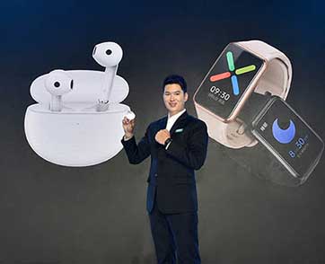 ออปโป้ เปิดตัว “OPPO Enco Air2” หูฟังไร้สาย ดีไซน์โดดเด่นรุ่นล่าสุด และ “OPPO Watch Free” สมาร์ทวอทช์ระดับเริ่มต้น