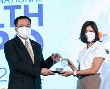 รักษ (RAKxa) สนับสนุนภาครัฐ ในงาน “Thailand International Health Expo 2022”
