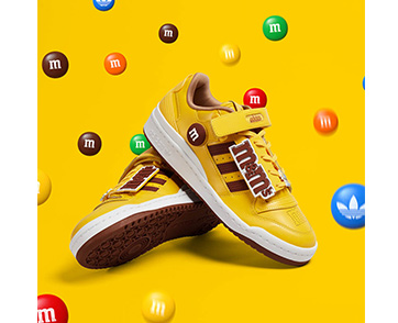 อาดิดาส ออริจินอลส์ แท็กทีม มาร์ส (Mars) ปล่อยสนีกเกอร์จากการคอลแลปส์สุดพิเศษ FORUM LO 84 M&M’S