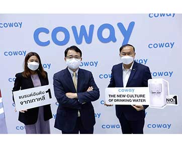 COWAY โชว์ศักยภาพ ขนทัพนวัตกรรมเครื่องกรองน้ำมาตรฐานระดับโลก  บุกงานสถาปนิก 65 