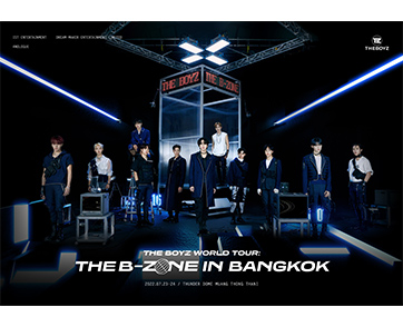 เตรียมระเบิดความสนุกสุดมันส์ “THE B-ZONE IN BANGKOK” คอนเสิร์ตใหญ่เต็มรูปแบบครั้งแรกในไทย ของ THE BOYZ