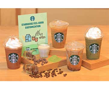 สตาร์บัคส์ ชวนรังสรรค์เครื่องดื่มพิเศษตามใจคุณ ตอบโจทย์เทรนด์ไลฟ์สไตล์เพื่อสุขภาพด้วยผลิตภัณฑ์ทางเลือกจากพืช