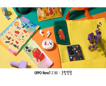 OPPO จับมือ Carala Casa ปล่อยคอลเลกชั่นพิเศษ  OPPO Reno7 Z 5G X Carala Casa The Cutest Box เติมความน่ารัก