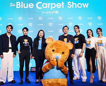 “ยูนิเซฟ” แถลงข่าวการกลับมาของ รายการ “เดอะ บลู คาร์เพท โชว์ ฟอร์ ยูนิเซฟ 2022” โดย “เป๊ก – มิว” นำทีมคนบันเทิง ระดมทุนช่วยเด็ก ๆ ที่ขาดแคลนทั่วโลก
