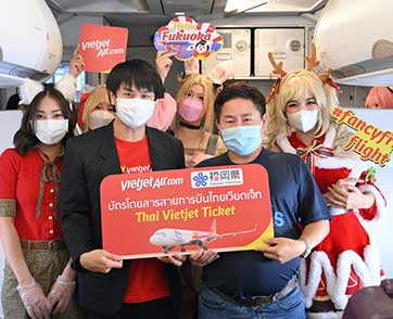 “ไทยเวียตเจ็ท” จัดเที่ยวบินพิเศษ เซอร์ไพรส์ผู้โดยสารด้วยแฟชั่นโชว์ชุดคอสเพลย์