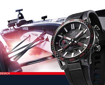 คาสิโอ เปิดตัวนาฬิกา EDIFICE รุ่นใหม่ล่าสุด ที่ได้รับแรงบันดาลใจจากปีกนกของรถแข่งมอเตอร์สปอร์ต